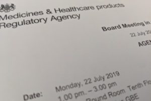 MHRA meeting 22 July 2019