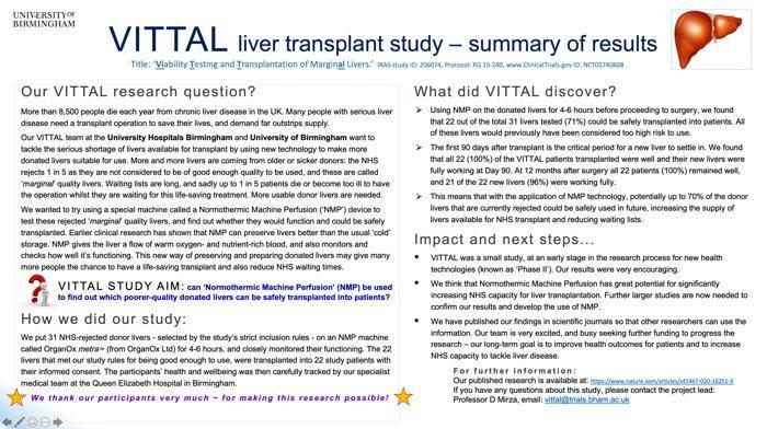 VITTAL Study summary