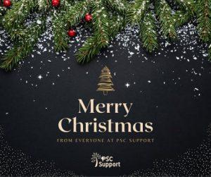Merry Christmas from all at PSC Support