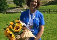 Andrea at the Transplant Games
