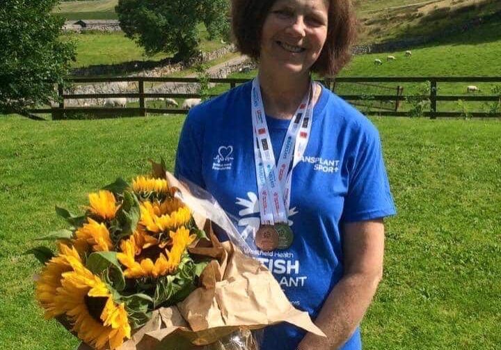 Andrea at the Transplant Games
